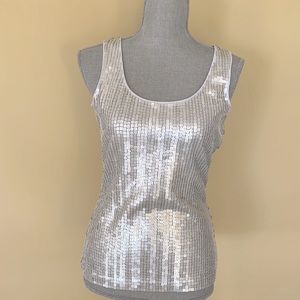 Neiman Marcus Sequin Top
